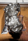 Sikhote-alin Iron Meteorite Thumbprints  All Around 237 Gm Russia  52 Lbs Label