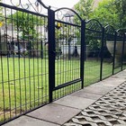 8-24 Panels Heavy Duty Metal Dog Playpen Dog Fence Rustproof With Ground Stakes