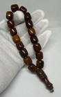 Old Islamic Bakelite Butterscotch Prayer Rosary Beads Tesbih Misbaha 37 Grams