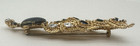 Harry Winston For Smithsonian Institute Gold Tone Rhinestone Repo Peacock Brooch