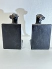 Black Lab Labrador Retriever Dog Bookends Has A Bronze Look To It 8 Inch Tall