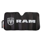  003860r01 Ram Logo Black Matte Finish Front Windshield Accordion Sunshade 