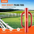 Vevor Fence Post Driver With Handles 4 11 In Inner Diameter T Post Pole Pounder