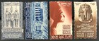 Egypt Stamps-1947-a-art citadel delta parliamentary-scott 320 To 323 299 324 325