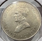 1920 20 Centesimos Uruguay Silver 20c Coin - Au  f77 