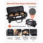 Uimoso 3-ball Bowling Roller Bag With Shoe Storage Compartment