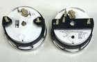 Faria Chesapeake White Boat 2 Gauge Set 6000 Rpm Tach 60 Mph Speedometer