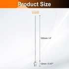 10pcs Dispensing Needle 18g 4  Stainless Steel Blunt Tip For Refilling Glue