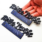  Classic Edition 3d Full Metal Car Emblems Decals We The People Black blue
