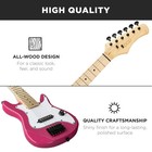 30  Kids Electric Guitar Pink Sparkle Beginner Starter Kit 5w Amp Strap Bag Pics