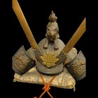 Japanese Iron Kabuto Helmet Display Doll Samurai Antique Unwearable