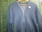 Deadstock Jc Penney s Vtg 80s 90s Full Zip Hoodie Sweat Shirt T Jacket Nwt M l
