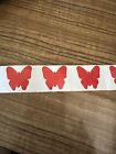 Lot Of 1000 Roll Tanning Bed Tattoo Body Stickers Red Butterfly  Craft Supplies