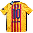 2015 16 Barcelona Away Jersey  10 Messi Medium Nike Soccer Senyera Catalan Kit