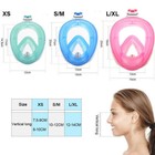 Us Snorkel Scuba Full Face Mask Swimming Underwater Diving Masks For Kids Adults