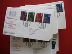 350 Decimal First Day Covers New Old Stock Royal Mail Elizabeth Ii G Britain Fdc