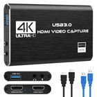 4k Hdmi Video Capture Card  1080p 60fps Game Capture Device For Streaming  Usb 3