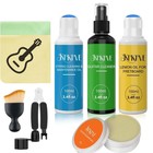 Guitar Cleaning Kit - 8-piece Care Set With Sponge Applicator  Fretboard Oil  Po