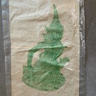 Island Imports B3b121 Vintage Thai Temple Rubbing Wall Art Dancer 21 25x12