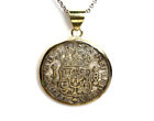 Colonial 1756 Mexico Coin 8 Reales  Fernando Vi Hispan Et Ind Rex 41mm Pendant