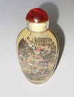 Old Chinese Intricate Reverse Painted Snuff Bottle