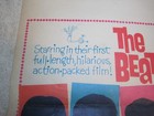 Vintage The Beatles A Hard Days Night Movie Window Card