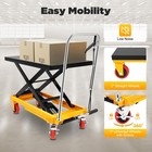 Wareho E Single Scissor Lift Table 500lbs Cart Hydraulic Scissor Lift Table