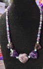 Jay King 925 Sterling Silver Amethyst Hearts   Turquoise Bead Necklace 18   