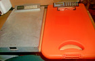 2 Paper document Storage Clipboards 1 Saunders Plastic   1 Unbranded Aluminum