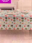 Merry Moments Vinyl Table Cloth 52x70 Oblong Christmas Holiday Tablecloth New