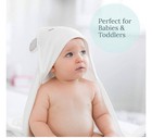 Ultra-absorbent Baby Hooded Towel With Bear Ears - Rayon From Bamboo 30x30