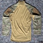Rare French Special Forces Nfm Combat Shirt - Mfo Camouflage