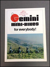 1970 Gemini Motorcycle Mini Bike Sales Brochure Catalog - Evel Knievel Cadillac