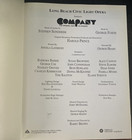 Sondheim   s Company  Original Broadway Cast  1993 Reunion Concert  Program La