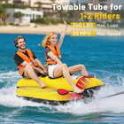 Inflatable Towable Tubes For Boating  1-2 1-3 Rider Hot Dog Tube For Boat To Pul