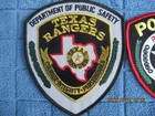 3 Texas Rangers Police Patchs For Display Only Very Rare