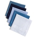 5 Pack Men s Handkerchiefs 100  Cotton - 16x16 Inch  40x40cm   Classic Style  Ag