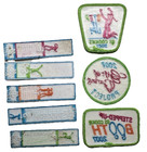 Girl Scouts Patch - Gs Cookies 2007 - Step It Up  Set Of 8 Patches