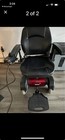 Drive Powerchair Power Wheelchair Padded Seat Footrest Black red