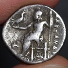 Alexander The Great Coin Ancient Greek Silver Drachm 323bc Zeus Hercules