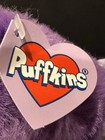 Puffkins Purple Plush Bear 1994 Violet  6659 Vintage Swibco Stuffed Animal