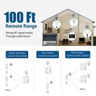Dewenwils Wireless Remote Control Outlet Electrical Remote Light Switch White