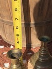 Vintage Brass Candlestick Holders Pair 5 Inch Taper Candle Holders