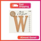 Plaid Unfinished Wood Letter  8  Wooden Surface Perfect For Diy Arts And Crafts 