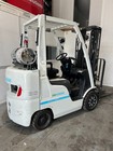 Only 334 Hours  Forklift Super Clean Nissan Unicarriers 5 000lbs 3 Stage