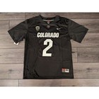 Shedeur Sanders  2 Colorado Buffaloes Pac 12 Black Football Jersey Medium