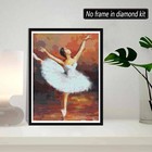 5d Full Drill Diamond Art Painting Ballet Dancer Painting By Number Kits  Paint