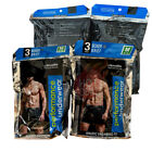 Men s 6 Pack Boxer Briefs 100  Cotton Comfort Stretch Waistband Underwear S-xl