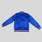 Men s Stranger Things Wsqk Satin Bomber Jacket - Blue Xl