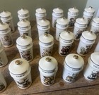 1987 Hummel Spice Jar Set 24 Complete W Rack 